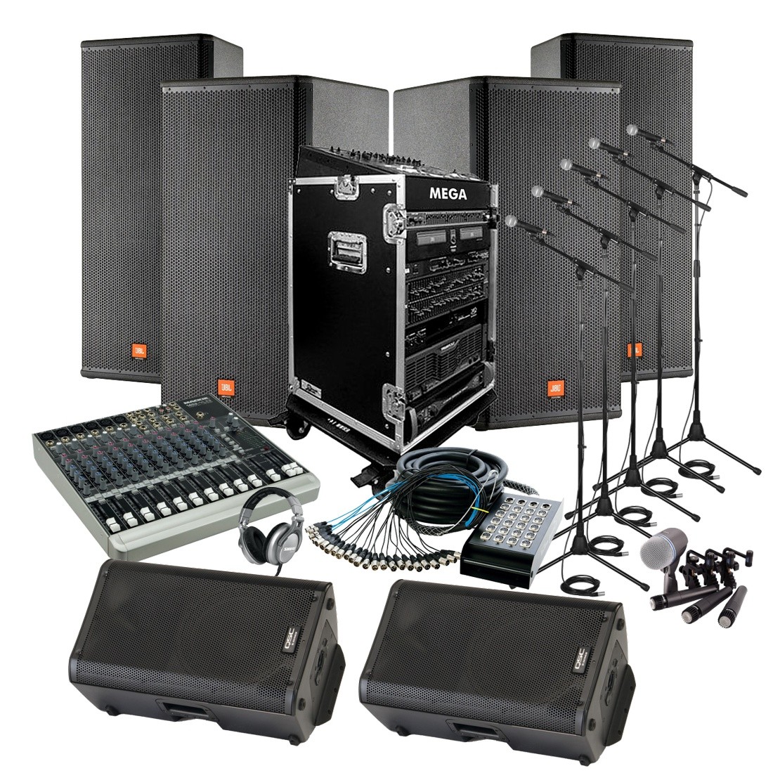 PACKAGE - 10,000 watt Concert Sound System