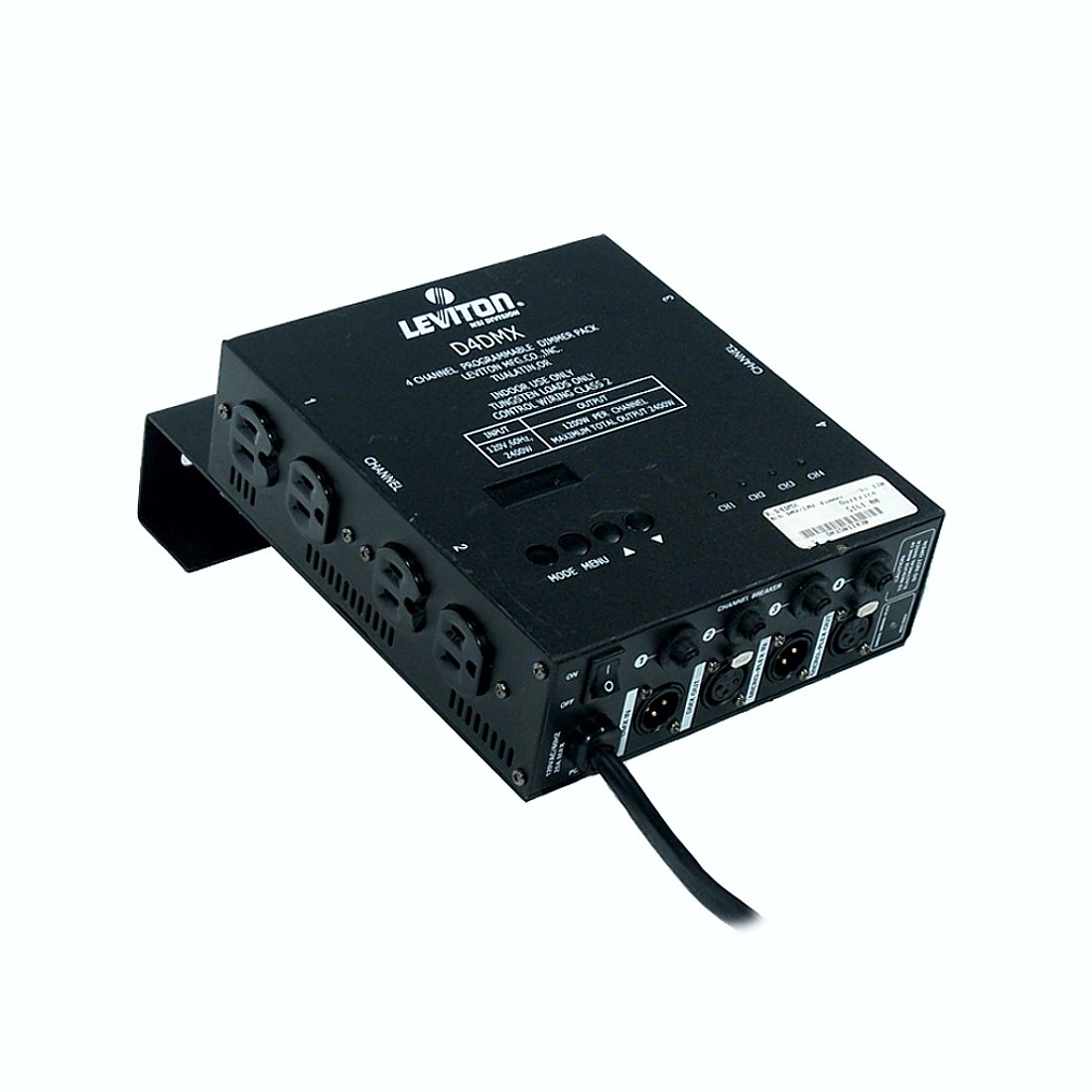 NSI D4DMX 4 Channel Dimmer Pack 15A