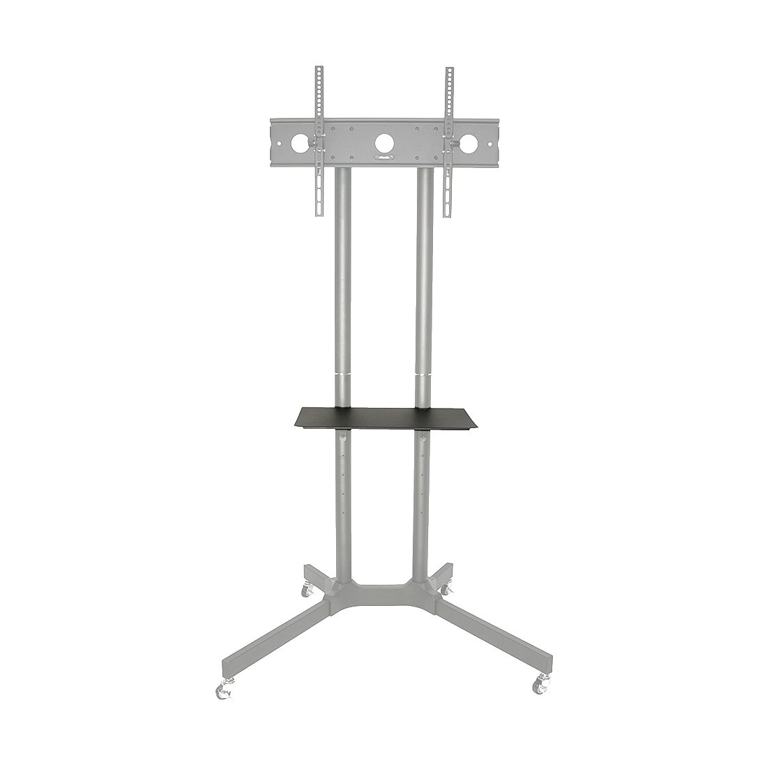 LED Monitor Floor Stand Shelf - up to 80"