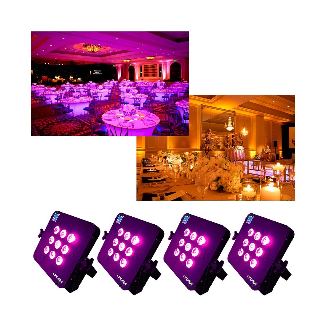 LED Uplight Wash Packages