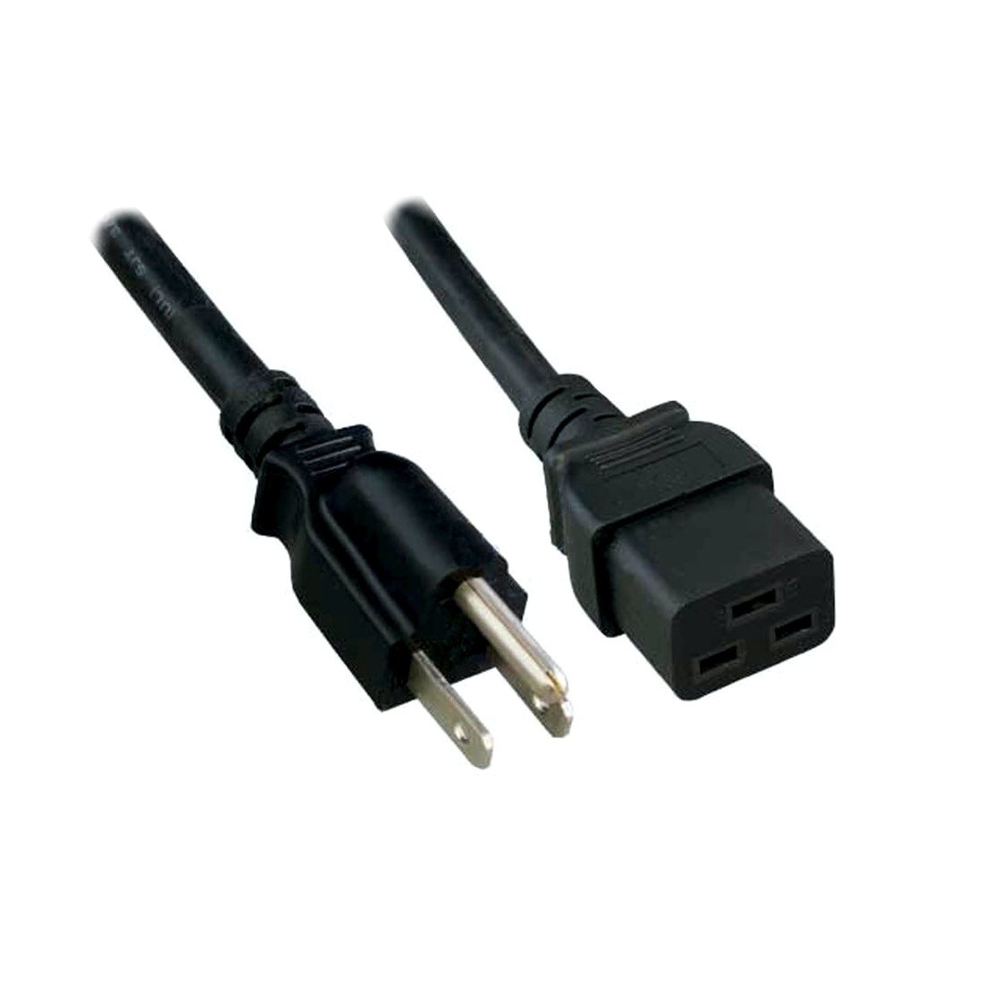 Power Cord 14AWG 15A (NEMA 5-15P to C19)