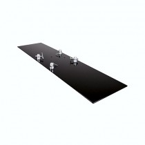 Square Base Plate Compact 1'x4', Global Truss - Black