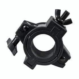 O Clamp Light Duty, ADJ - Black