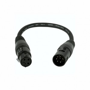 ADJ DMX Converter 5 Pin Male to 3 Pin Female Cable