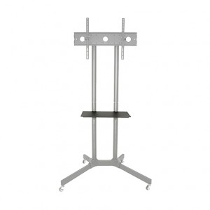 LED Monitor Floor Stand Shelf - up to 80"