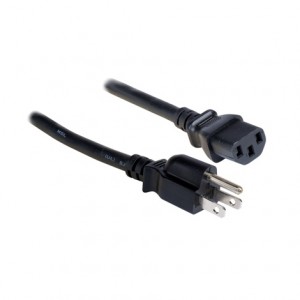 Power Cord 14AWG 15A (NEMA 5-15P to C13)