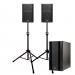 Premium Sound PA Packages with Subwoofers